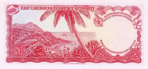 East Caribbean States, 1 Dollar, P13g Sign.10