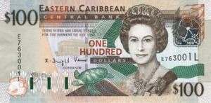 East Caribbean States, 100 Dollar, P46l