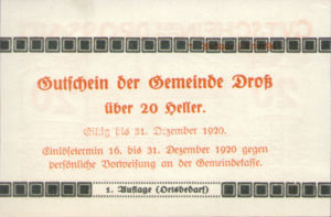 Austria, 20 Heller, FS 135.1