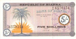 Biafra, 5 Shilling, P1