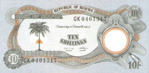 Biafra, 10 Shilling, P4
