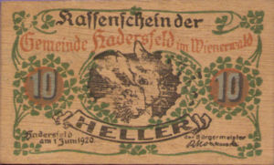 Austria, 10 Heller, FS 327IIIc