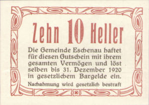 Austria, 10 Heller, FS 186a