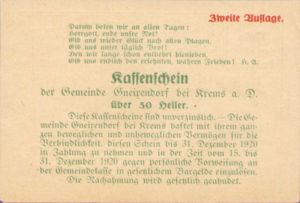 Austria, 50 Heller, FS 241IIa3.3r