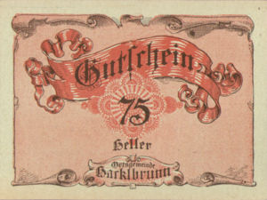 Austria, 75 Heller, FS 323IIg