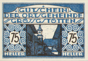 Austria, 75 Heller, FS 293IIb