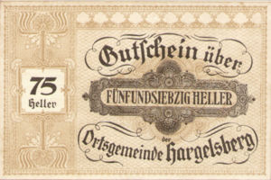 Austria, 75 Heller, FS 349IIc