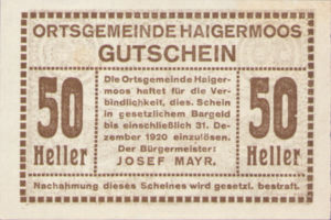 Austria, 50 Heller, FS 336