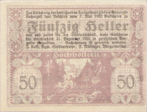 Austria, 50 Heller, FS 389IIa