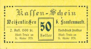 Austria, 50 Heller, FS 1157IIa