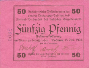 Germany, 50 Gold Pfennig, T009