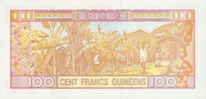 Guinea, 100 Franc, P35a v2, B324b