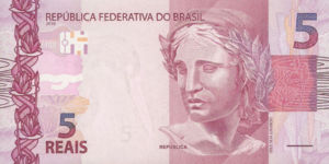 Brazil, 5 Real, P253b, BCB B75a