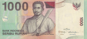 Indonesia, 1,000 Rupiah, P141k, BI B97k