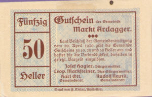 Austria, 50 Heller, FS 50a