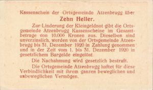 Austria, 10 Heller, FS 63IaB