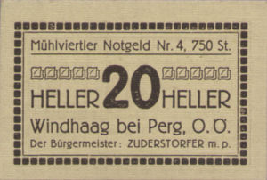 Austria, 20 Heller, FS 1243IVd