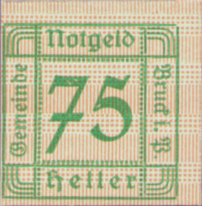 Austria, 75 Heller, FS 107Ic