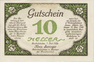 Austria, 10 Heller, FS 89a
