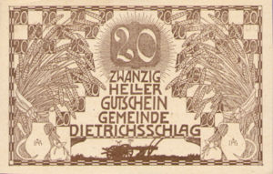 Austria, 20 Heller, FS 124a