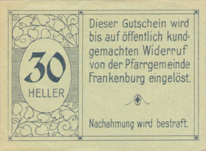 Austria, 30 Heller, FS 207b