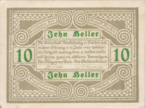 Austria, 10 Heller, FS 312B