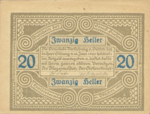 Austria, 20 Heller, FS 312A