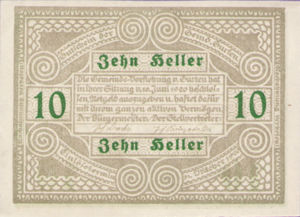 Austria, 10 Heller, FS 312Ax