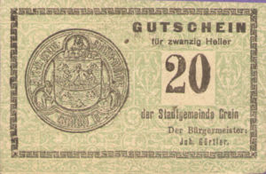 Austria, 20 Heller, FS 276Ia