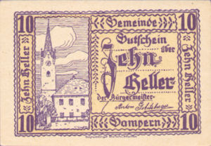 Austria, 10 Heller, FS 221