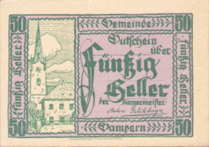 Austria, 50 Heller, FS 221