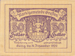 Austria, 50 Heller, FS 278Ib