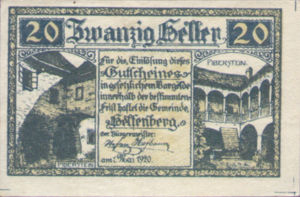 Austria, 20 Heller, FS 363a