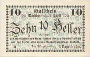 Austria, 10 Heller, FS 318Ih