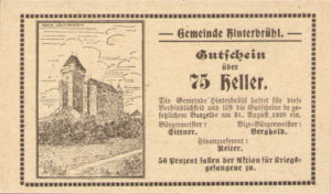 Austria, 75 Heller, FS 376IIIa