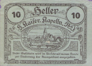 Austria, 10 Heller, FS 425