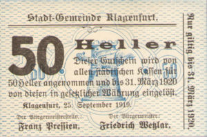 Austria, 50 Heller, FS 451a