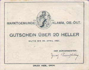 Austria, 20 Heller, FS 453a