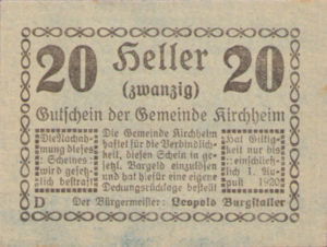 Austria, 20 Heller, FS 447IIb