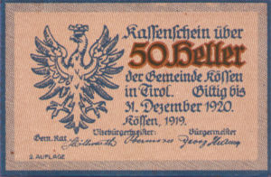 Austria, 50 Heller, FS 468b