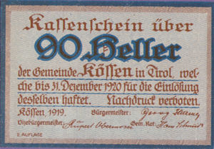 Austria, 90 Heller, FS 468b