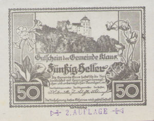 Austria, 50 Heller, FS 454IIf