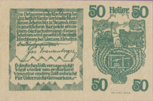 Austria, 50 Heller, FS 443a