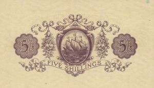 Bermuda, 5 Shilling, P3a, B103a