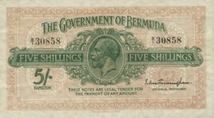 Bermuda, 5 Shilling, P3b, B103b