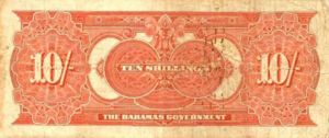 Bahamas, 10 Shilling, P3b, B103b