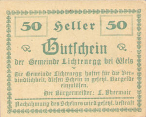 Austria, 50 Heller, FS 520