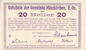 Austria, 20 Heller, FS 637
