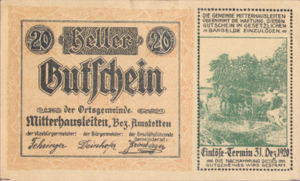 Austria, 20 Heller, FS 620b