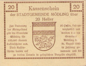Austria, 20 Heller, FS 623.07